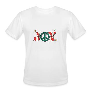 Joy - Men's Moisture Wicking Performance T-Shirt - white - Front - Jackson (183cm)