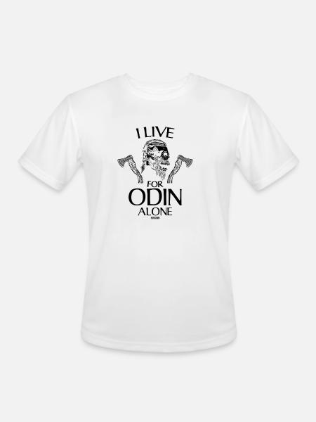 Odin Viking God - Men's Moisture Wicking Performance T-Shirt - white