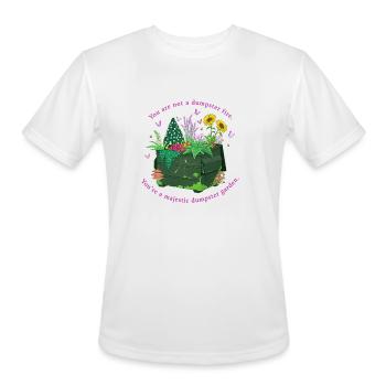 Dumpster Fire T ShirtDumpster Garden - Men's Moisture Wicking Performance T-Shirt - white - Front - Jackson (183cm)