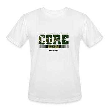 Core denim - Men's Moisture Wicking Performance T-Shirt - white - Front - Jackson (183cm)