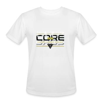 Core denim - Men's Moisture Wicking Performance T-Shirt - white - Front - Jackson (183cm)