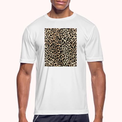 dark shaded leopard pattern - Men's Moisture Wicking Performance T-Shirt