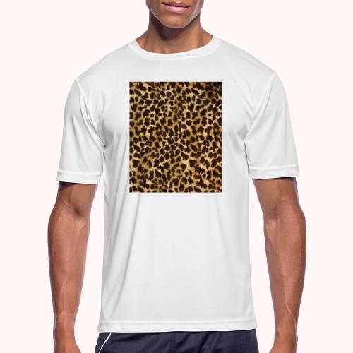 dark shaded leopard pattern - Men's Moisture Wicking Performance T-Shirt