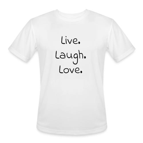 Smoon City_Live laugh love Black - Men's Moisture Wicking Performance T-Shirt
