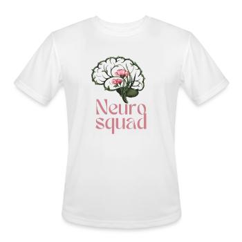 Neuro Squad - Men's Moisture Wicking Performance T-Shirt - white - Front - Jackson (183cm)