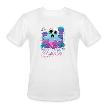 Ghost for a Ghost Fan - Men's Moisture Wicking Performance T-Shirt - white - Front - Jackson (183cm)