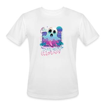 Ghost for a Ghost Fan - Men's Moisture Wicking Performance T-Shirt - white - Front - Jackson (183cm)