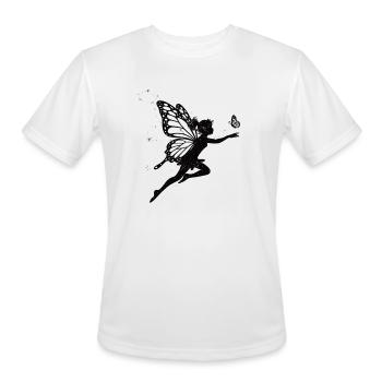 Enchanted Fairy – Sparkling Magic in the Moonlight - Men's Moisture Wicking Performance T-Shirt - white - Front - Jackson (183cm)