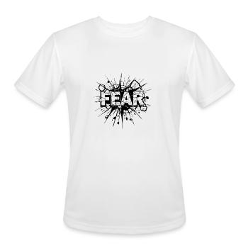 Fear Is A Liar - Men's Moisture Wicking Performance T-Shirt - white - Front - Jackson (183cm)