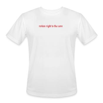 Rotten right to the core - Men's Moisture Wicking Performance T-Shirt - white - Front - Jackson (183cm)