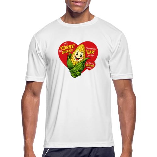 Corny Valentine T-Shirt - Men's Moisture Wicking Performance T-Shirt