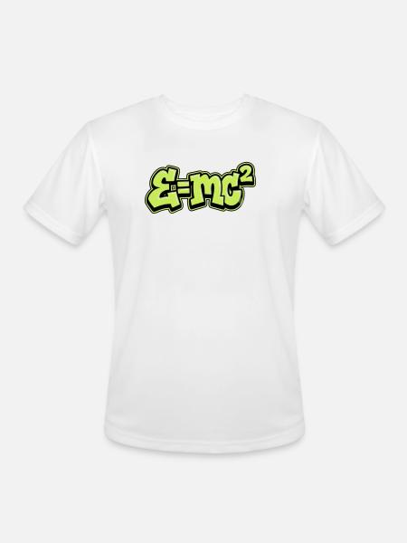 Science Formula Graffiti - Men's Moisture Wicking Performance T-Shirt - white