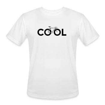 Minimalist Stylized Letter A - Sleek Modern Design - Men's Moisture Wicking Performance T-Shirt - white - Front - Jackson (183cm)