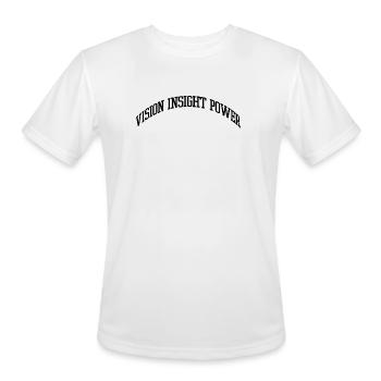 VIP Vector - Men's Moisture Wicking Performance T-Shirt - white - Front - Jackson (183cm)