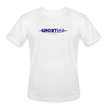 Ghosting Core Neon Emblem - Men's Moisture Wicking Performance T-Shirt - white - Front - Jackson (183cm)