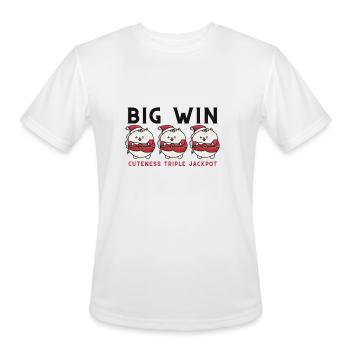 CHRISTMAS SLOT MACHINE - Men's Moisture Wicking Performance T-Shirt - white - Front - Jackson (183cm)