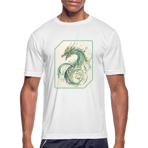 Brush of the Dragon - Men's Moisture Wicking Performance T-Shirt