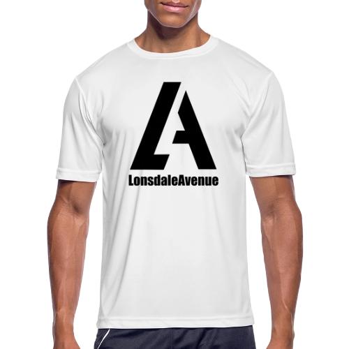 Lonsdale Avenue Logo Black Text - Men's Moisture Wicking Performance T-Shirt