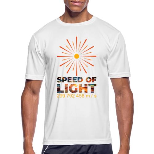 Speed of light - Men's Moisture Wicking Performance T-Shirt