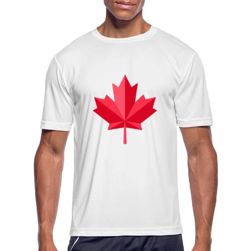 Canadian red maple leaf - Men's Moisture Wicking Performance T-Shirt