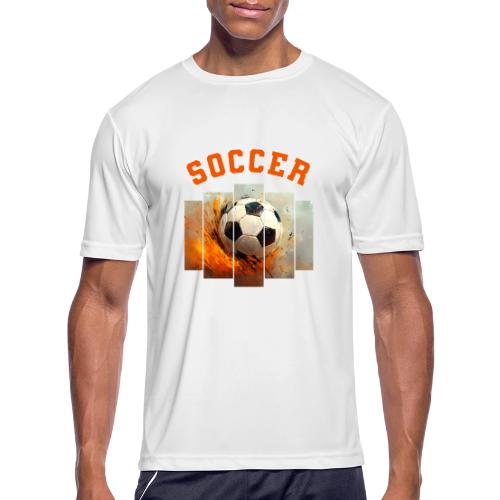 Soccer Iconic Touch - Men's Moisture Wicking Performance T-Shirt
