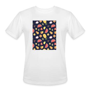 FRUIT - Men's Moisture Wicking Performance T-Shirt - white - Front - Jackson (183cm)