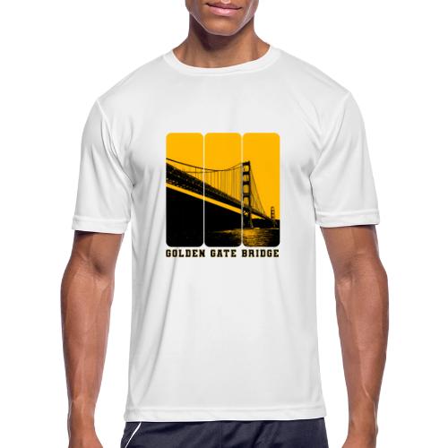 Golden Gate Bold Icon - Men's Moisture Wicking Performance T-Shirt