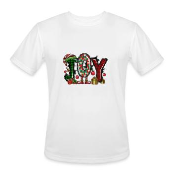 Joy - Men's Moisture Wicking Performance T-Shirt - white - Front - Jackson (183cm)
