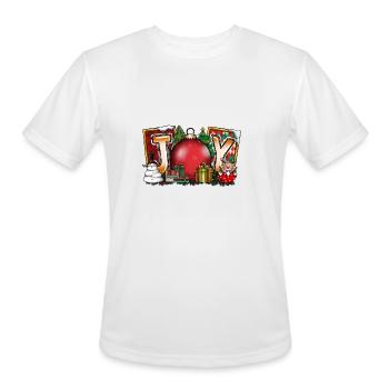 Joy - Men's Moisture Wicking Performance T-Shirt - white - Front - Jackson (183cm)