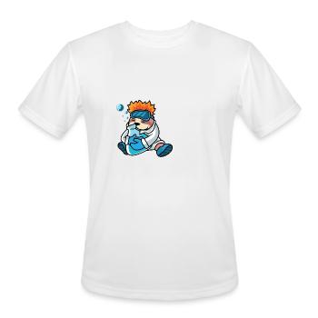 Cadeau Sloth Nerd Nerd - T-Shirt Performance pour hommes - blanc - Devant - Jackson (183cm)