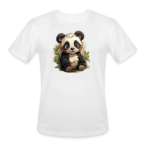 Charming Panda - Men's Moisture Wicking Performance T-Shirt