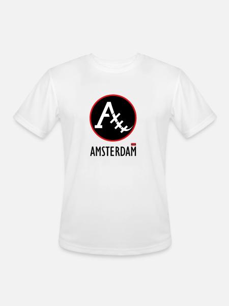 Amsterdam City - Men's Moisture Wicking Performance T-Shirt - white