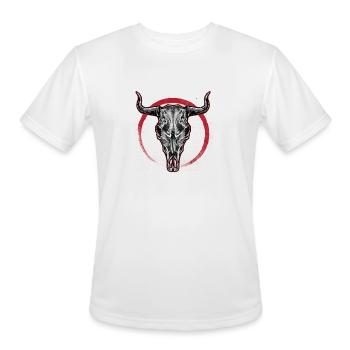 Dark Horns - Men's Moisture Wicking Performance T-Shirt - white - Front - Jackson (183cm)