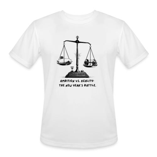 Ambition vs. Reality T-Shirt, Mug, & Leggings - Men's Moisture Wicking Performance T-Shirt