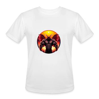 Mothman at sunset - Men's Moisture Wicking Performance T-Shirt - white - Front - Jackson (183cm)