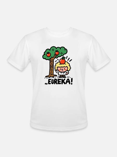 Eureka - Men's Moisture Wicking Performance T-Shirt - white