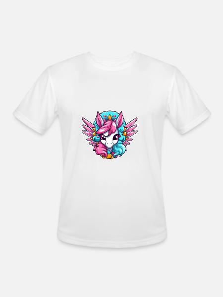 Pegasus - Men's Moisture Wicking Performance T-Shirt - white
