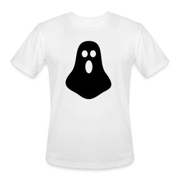 Ghost - Men's Moisture Wicking Performance T-Shirt - white - Front - Jackson (183cm)
