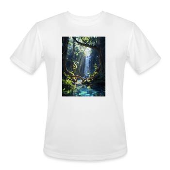 Paradise - Men's Moisture Wicking Performance T-Shirt - white - Front - Jackson (183cm)