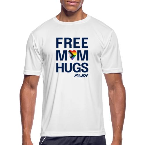 Free Mom Hugs 🏳️‍🌈🏳️‍⚧️ - Men's Moisture Wicking Performance T-Shirt