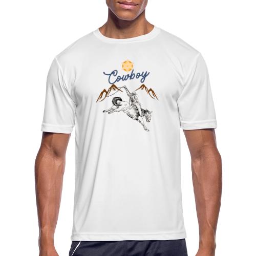 Wild West Cowboy Ride - Men's Moisture Wicking Performance T-Shirt