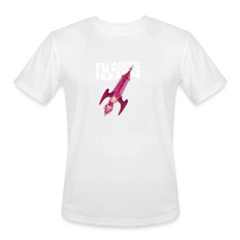 I'm going far away I'm going far away gift inspira - Men's Moisture Wicking Performance T-Shirt - white - Front - Jackson (183cm)