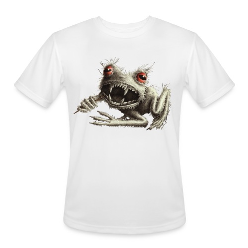 Werefrog - Frog with Toothpick - Men's Moisture Wicking Performance T-Shirt