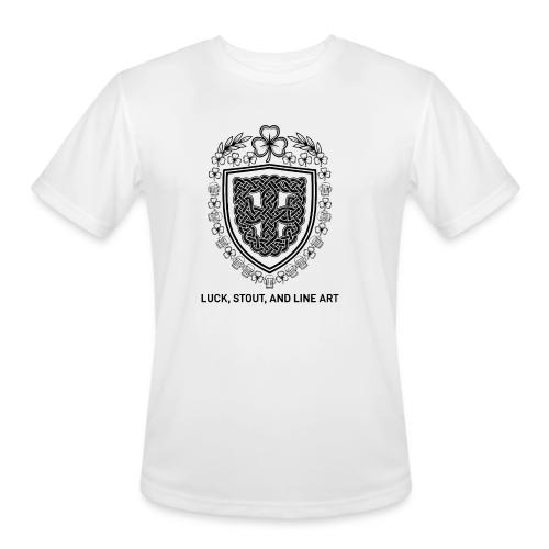 Celtic Knot T-Shirt, Symmetrical Shield - Men's Moisture Wicking Performance T-Shirt