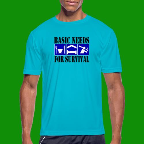 Softball/Baseball Basic Needs - Men's Moisture Wicking Performance T-Shirt