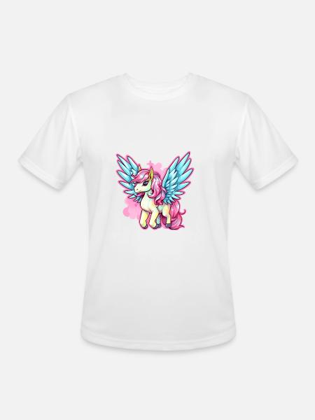 Pegasus - Men's Moisture Wicking Performance T-Shirt - white