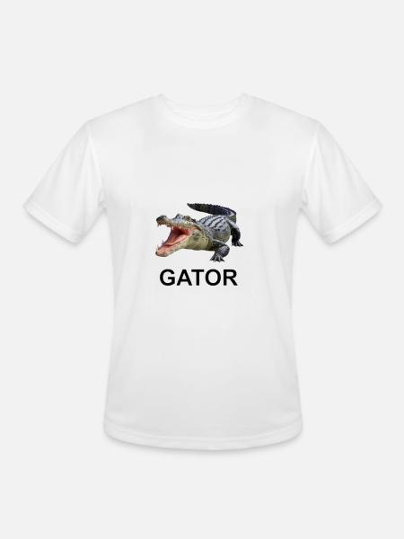 Gator shirt - Men's Moisture Wicking Performance T-Shirt - white