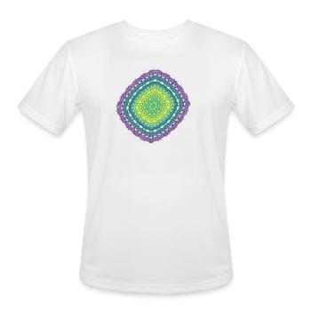 Emerald Resonance – Complex Dynamics - Men's Moisture Wicking Performance T-Shirt - white - Front - Jackson (183cm)