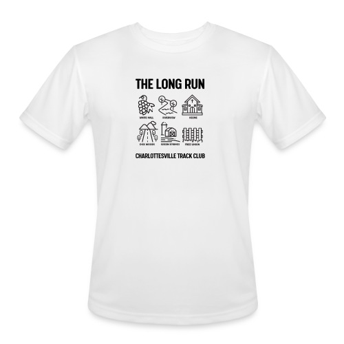 The Long Run (icons 1) - Men's Moisture Wicking Performance T-Shirt