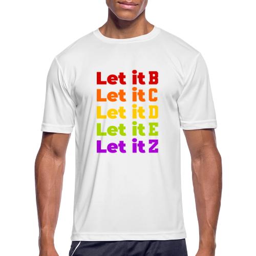 Let It Be Alphabetical - Men's Moisture Wicking Performance T-Shirt